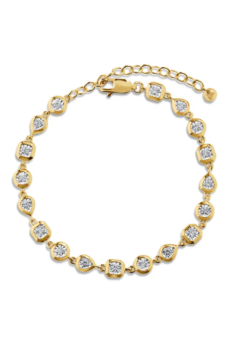 Lab Grown Diamond Bezel Bracelet (Women) | Nordstrom | Nordstrom