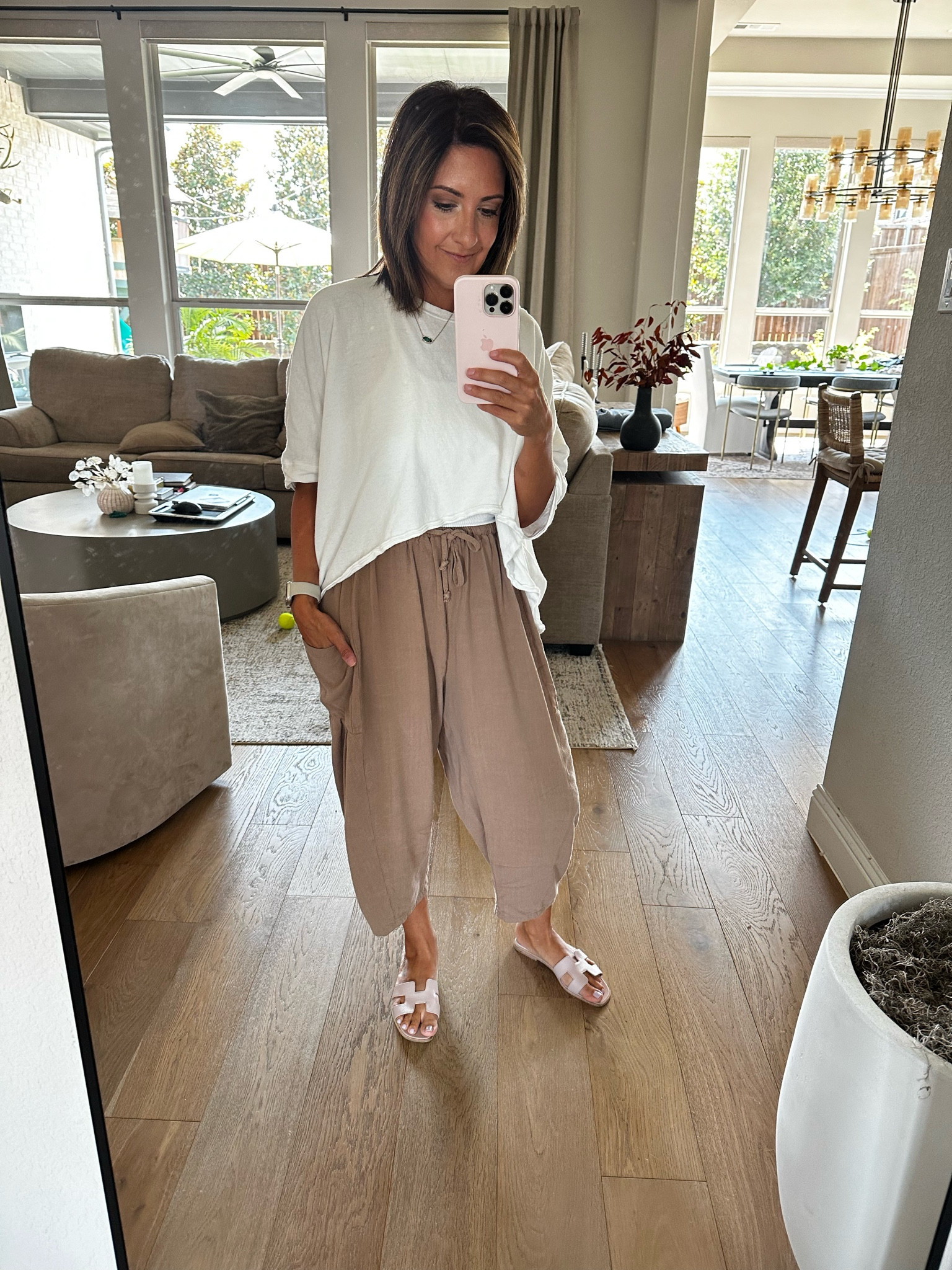 OOTD these free people harem dupes are perfection and on sale under $30! True to size and great for short people like me! 

#LTKFindsUnder50 #LTKSaleAlert