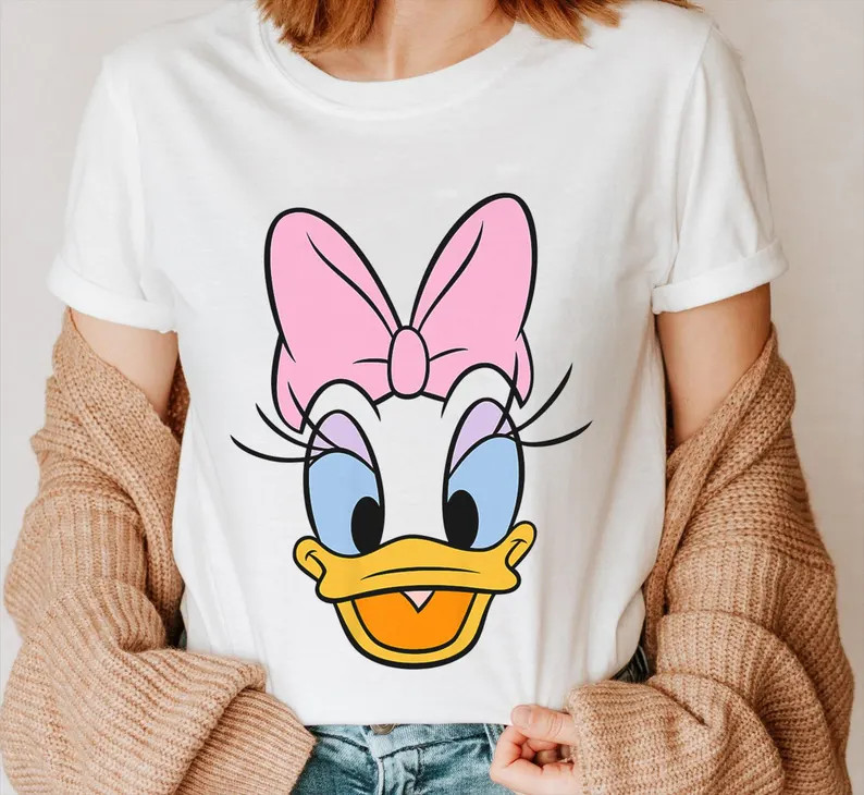 Daisy Duck Big Face Shirt, Mickey and Friends T-shirt, Donald Duck Tee, Magic Kingdom, Disney Fam... | Etsy (US)