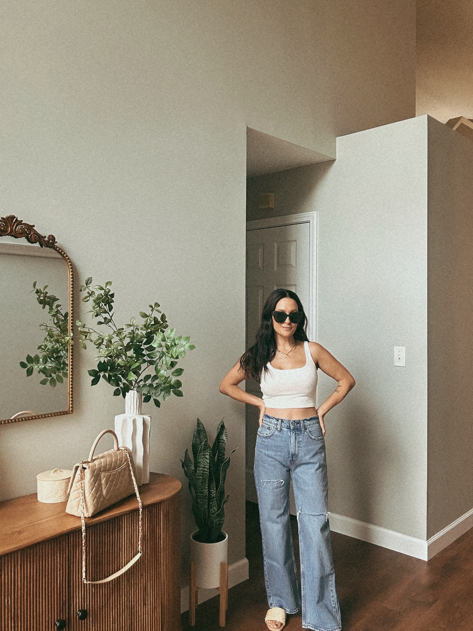 There’s not better outfit than jeans and a white top! #LTKPetite 