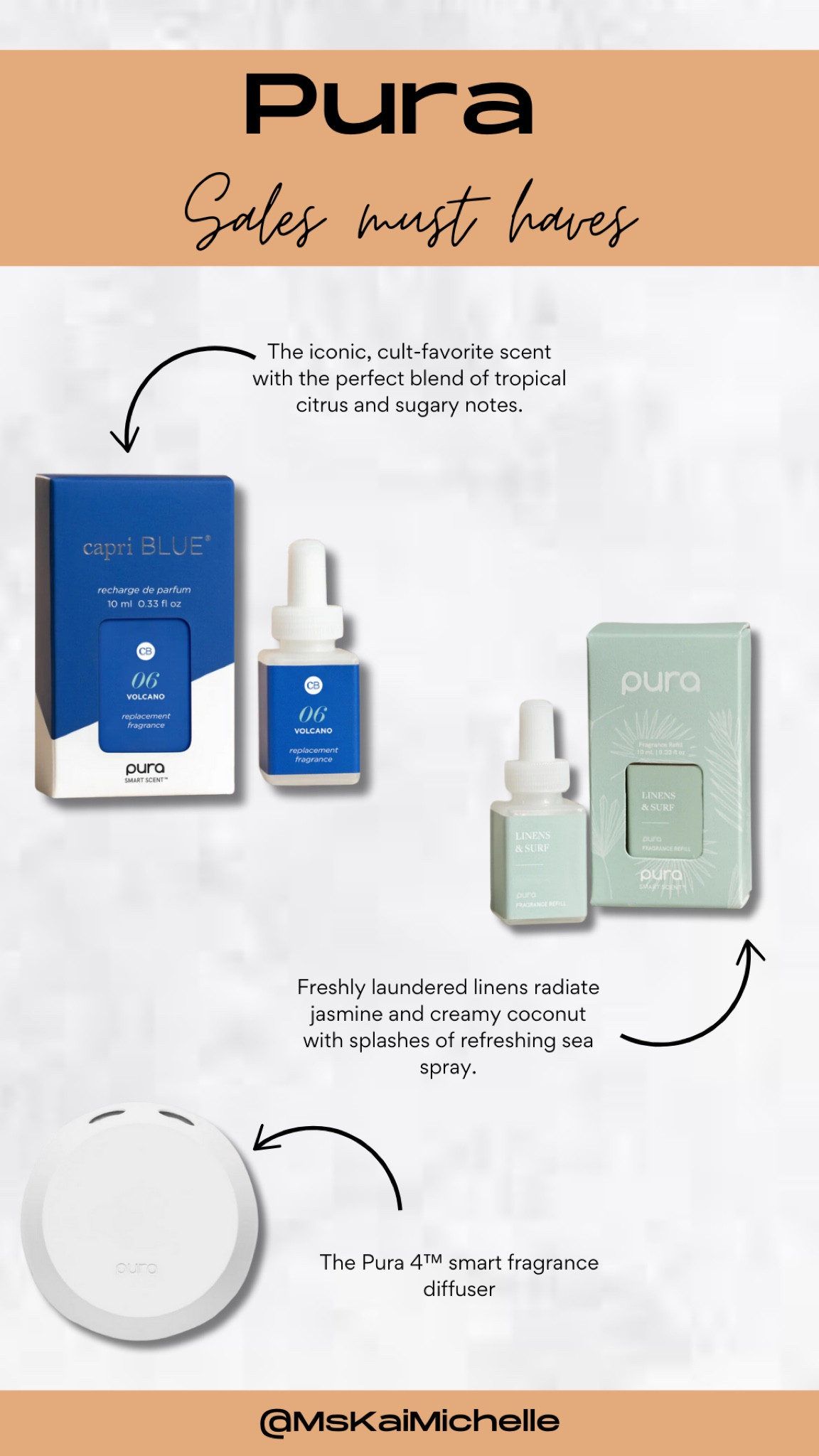 Fragrances and smart fragrance diffusers for home and car, be sure to order your new fragrances from Pura I love mine and get an automated subscription refill when ever my scents are low 

#LTKFindsUnder100 #LTKHome #LTKSaleAlert