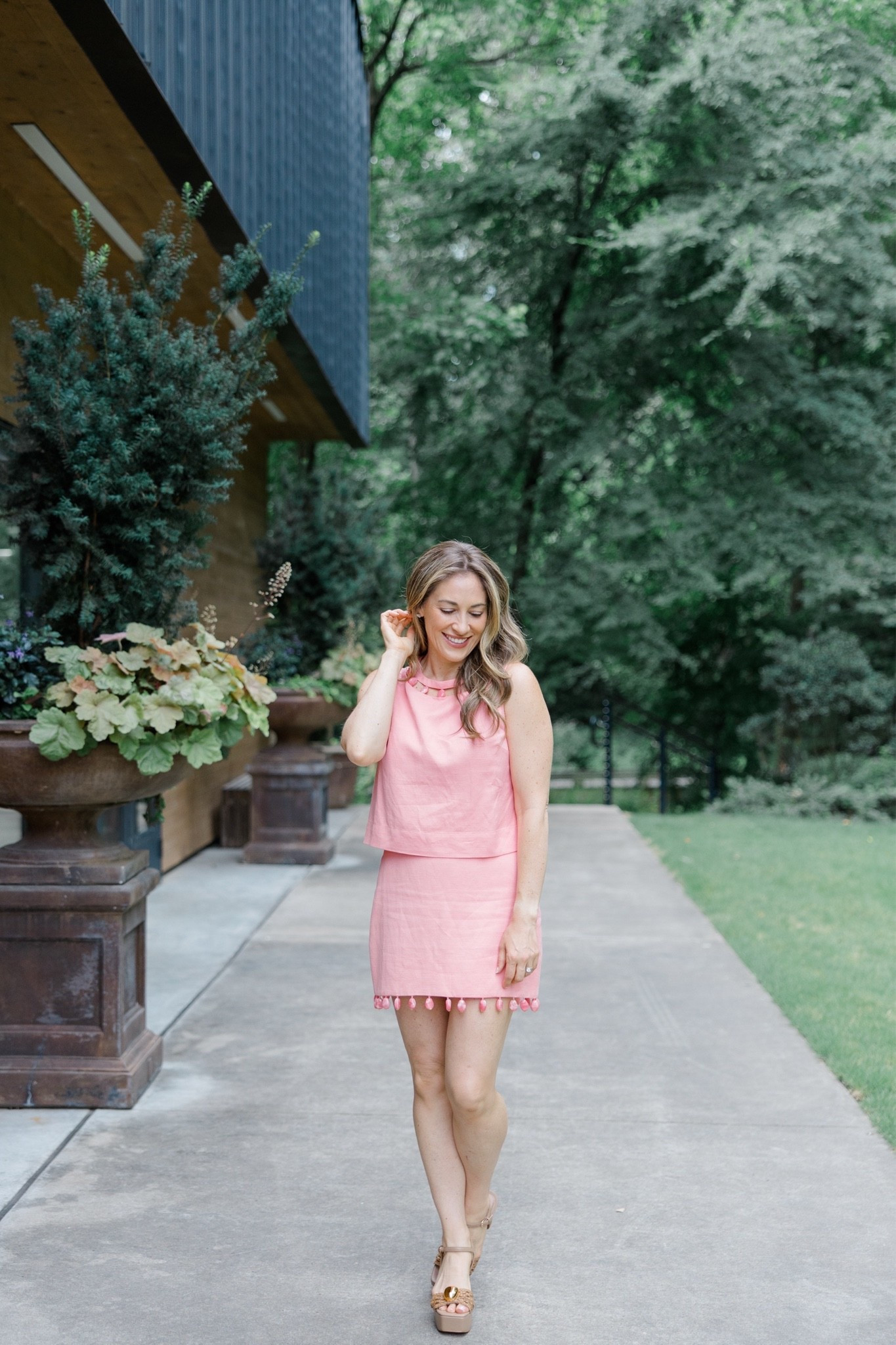 Love this pretty pink beaded set. Size small.

#LTKOver40 #LTKSeasonal #LTKPetite