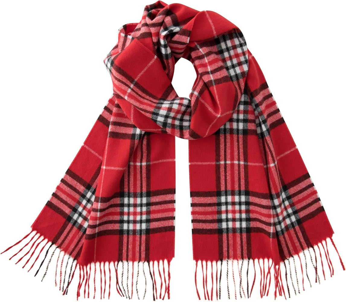 CALVIN & OLIVIA Ultra-Soft Winter Cashmere Feel Scarf Warm Long Unisex Winter Scarves Perfect Hol... | Amazon (US)