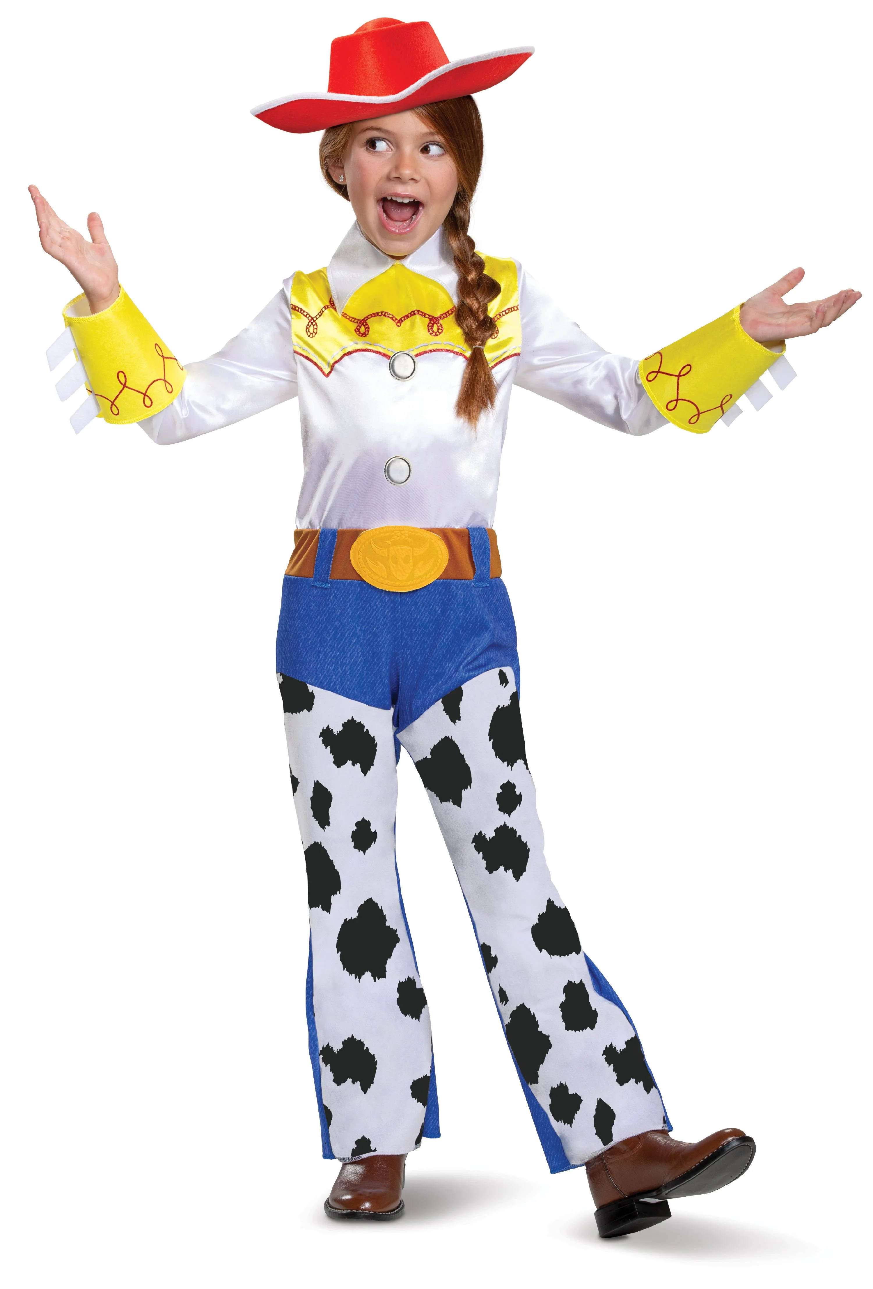 Disguise Toy Story Jessie Classic Girl's Halloween Fancy-Dress Costume for Child, Toddler 3T-4T | Walmart (US)