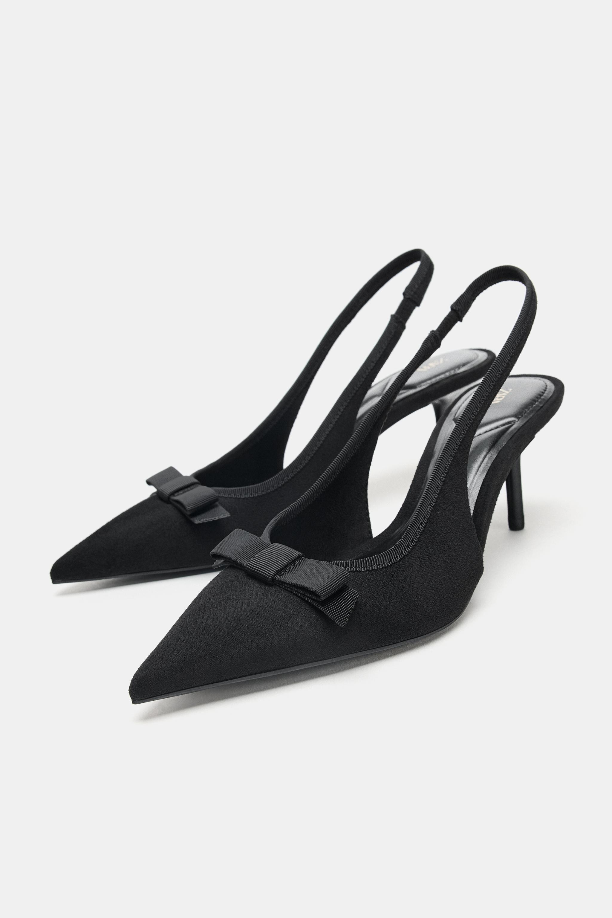FABRIC BOW HEELS | Zara US