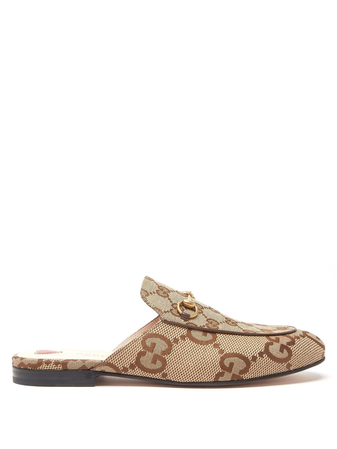 Princetown GG Horsebit-chain backless loafers | Matches (US)