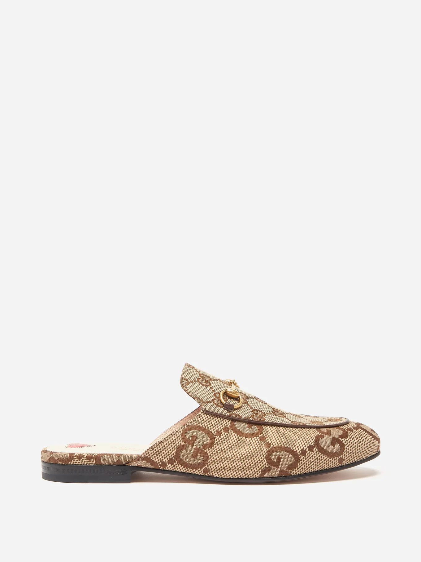 Princetown GG Horsebit-chain backless loafers | Matches (US)