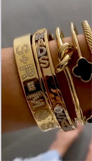 Slider Charm Bangle | Valerie Nahmani Designs