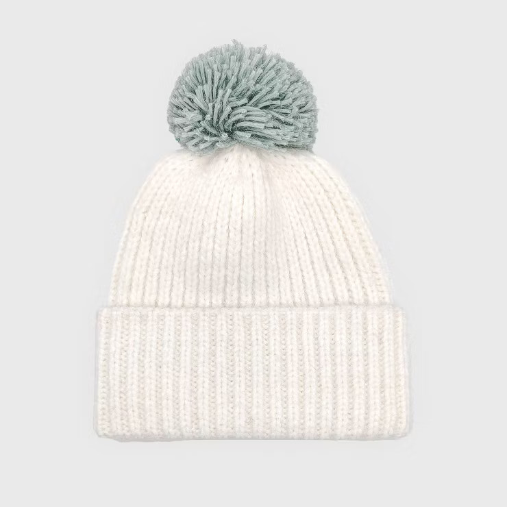 Toddler Girls' Beanies - Cat & Jack™ Cream | Target