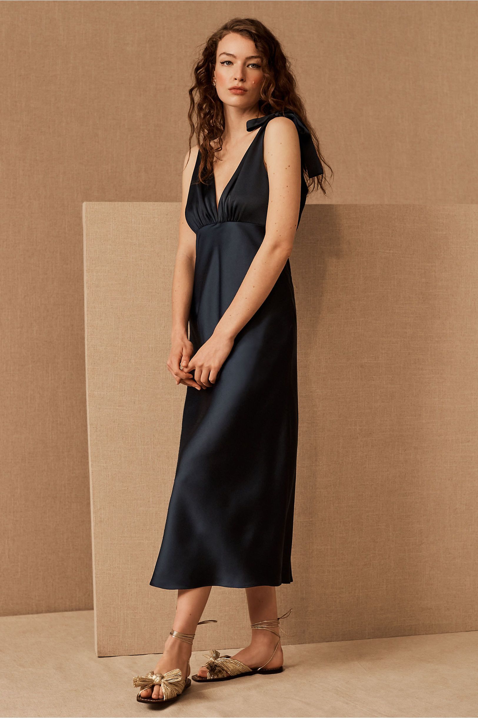 Hudson Satin Charmeuse Dress | BHLDN