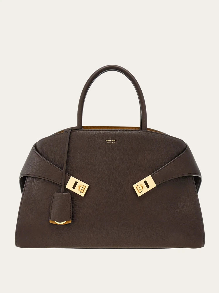 Hug bicolor handbag (M) | Ferragamo