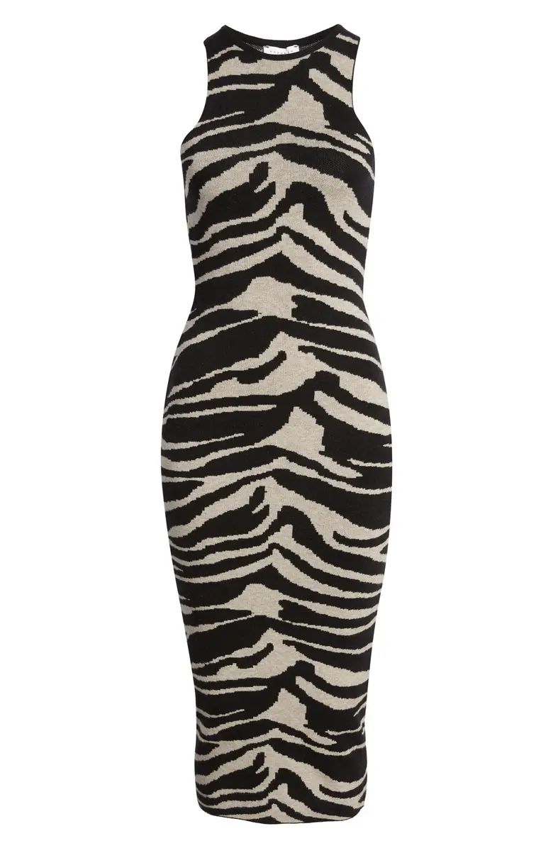 Topshop Knit Zebra Body-Con Dress | Nordstrom | Nordstrom