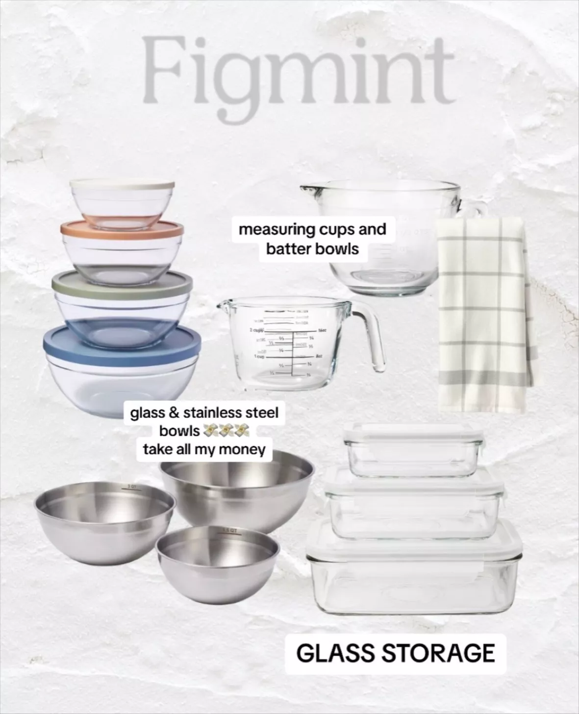 3pc (5qt, 3qt & 1.5qt) Stainless Steel Non-slip Mixing Bowls (no Lids) -  Figmint™ : Target
