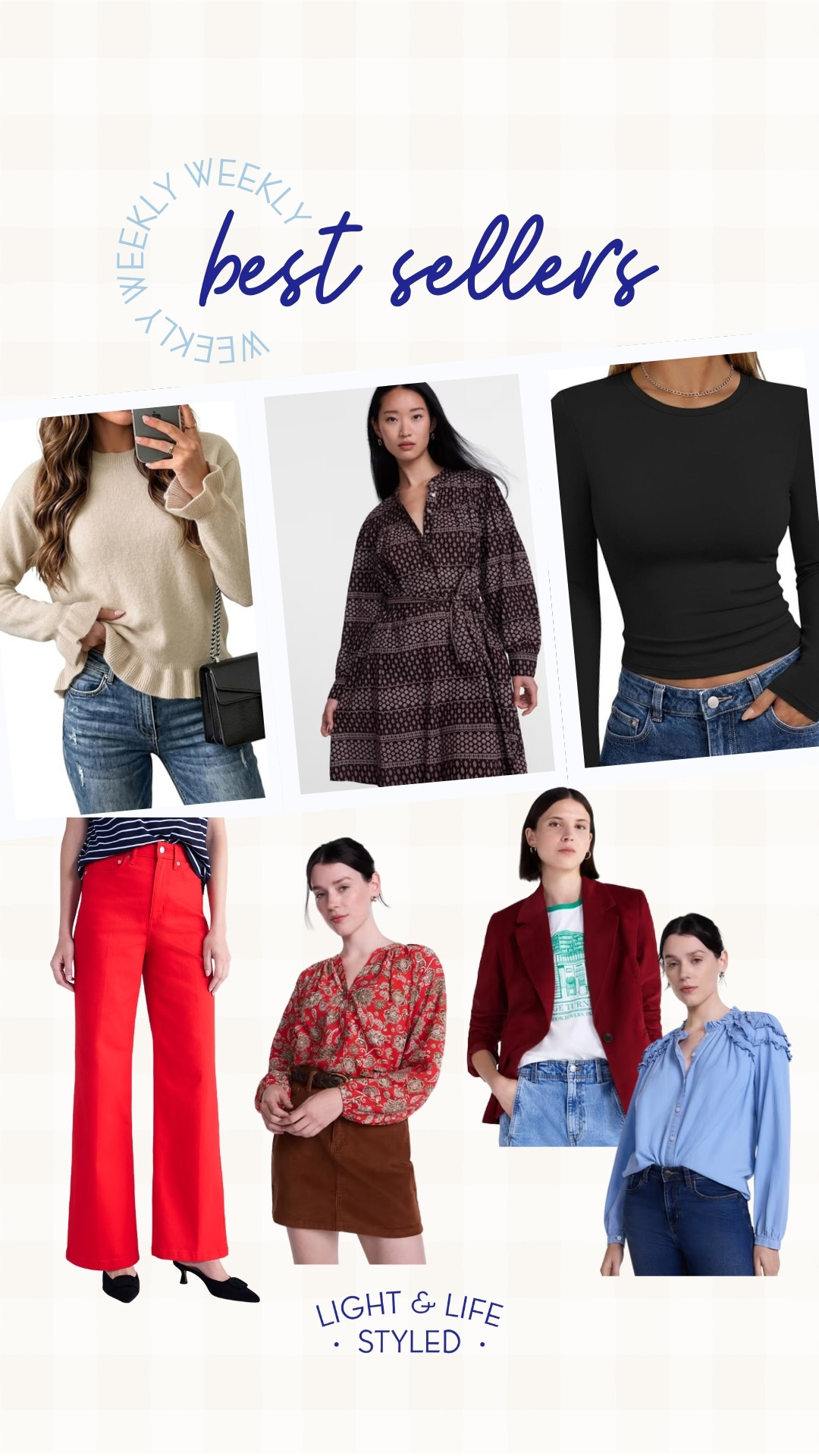 This week’s best sellers are SO good! 🤎 Easy pieces to wear now and carry right into fall!! 

amazon, walmart, fall outfit, summer outfit, vacation, travel, pants, jeans, flats, dress, blazer, workwear office outfit

#LTKootd #LTKSeasonal #LTKSaleAlert