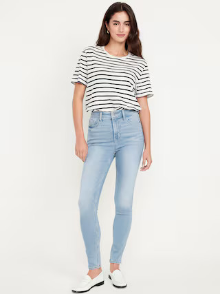 Extra High-Waisted Rockstar 360° Stretch Super-Skinny Jeans | Old Navy (US)
