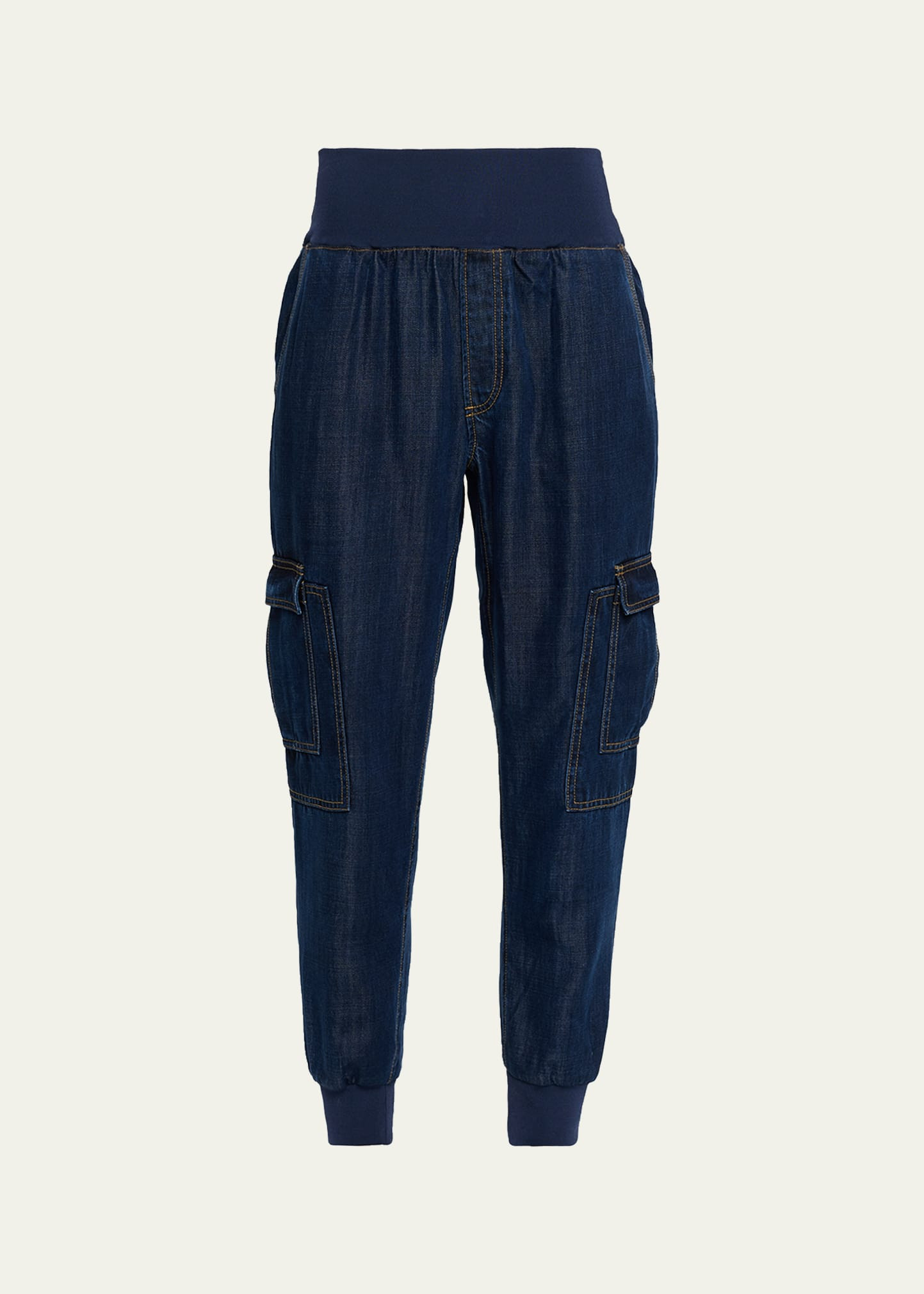 Cinq a Sept Giles Denim Jogger Pants | Bergdorf Goodman