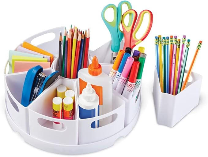 Learning Resources Create-a-Space Storage Center - White, Homeschool Storage, Fits 3oz Hand Sanit... | Amazon (US)