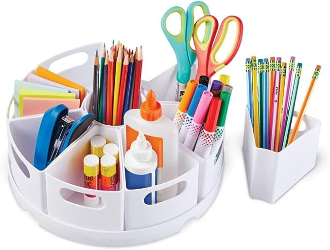 Learning Resources Create-a-Space Storage Center - White, Homeschool Storage, Fits 3oz Hand Sanit... | Amazon (US)