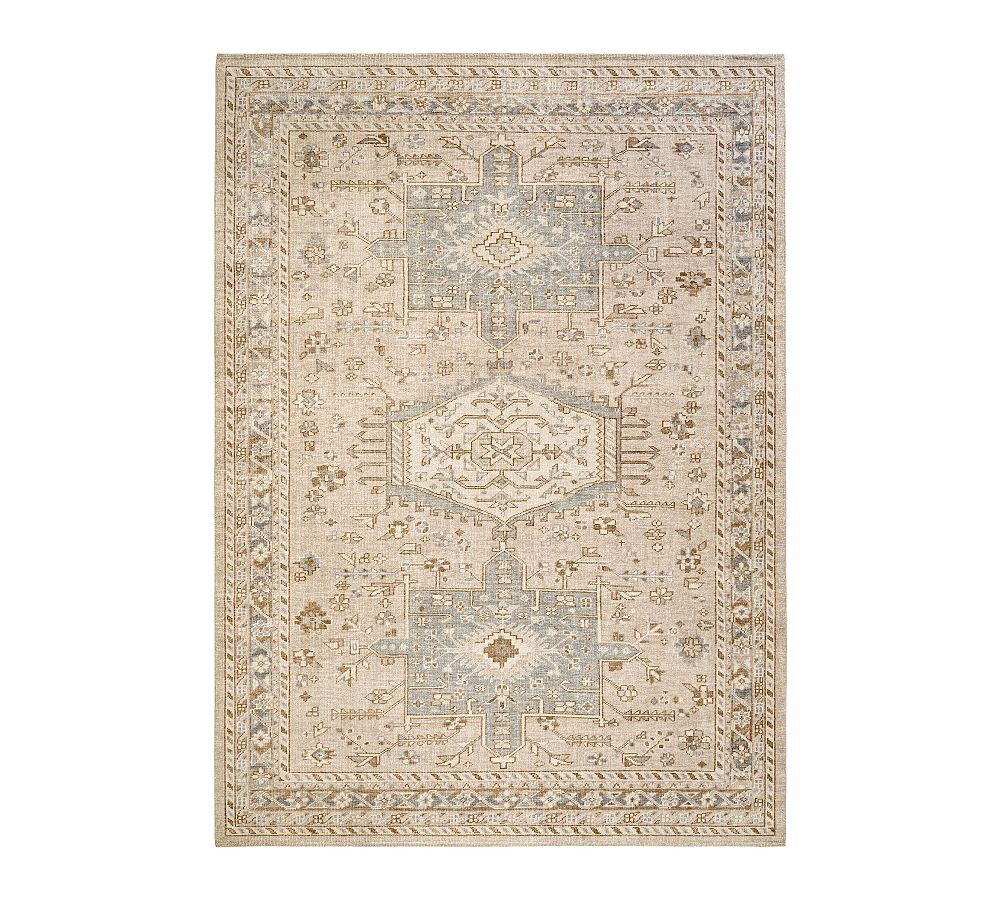 Bianca Hand-Knotted Wool Rug | Pottery Barn (US)