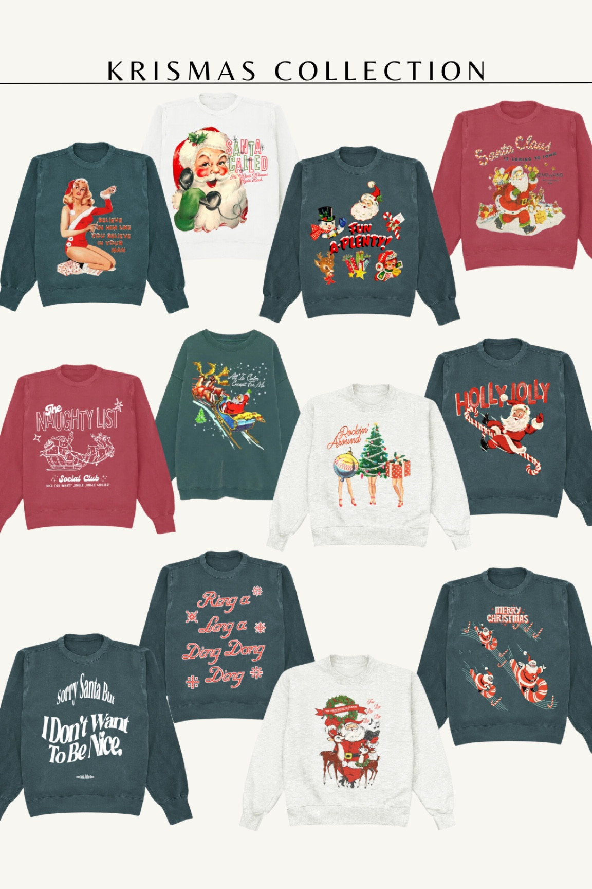 Shop Kristin jones Christmas collection. Krismas collection. Christmas sweatshirts code: Tori10 for a discount! 

#LTKBeauty #LTKHoliday #LTKSeasonal