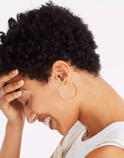 Medium Hoop Earrings | Madewell