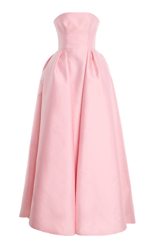 Duchess-Satin Pleated Ball Gown | Moda Operandi (Global)