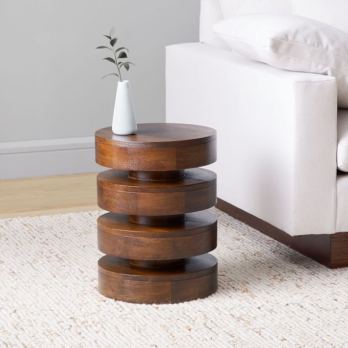 Floating Disks Side Table | West Elm (US)