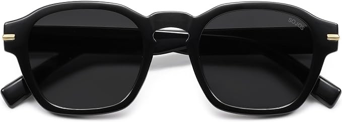 SOJOS Retro Square Polarized Sunglasses Men Trendy Womens SJ2382 | Amazon (US)