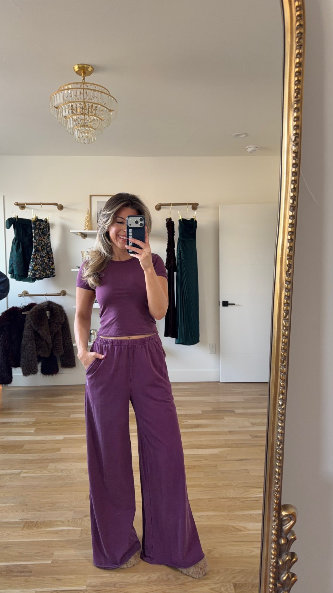Free people purple hotshot pant set

Factor code: 50emerson 

Wearing my usual smalls

Workout
Fitness
Loungewear
Comfy
Casual 
Everyday
Purple set


#LTKootd #LTKfitnessgoals #LTKActive