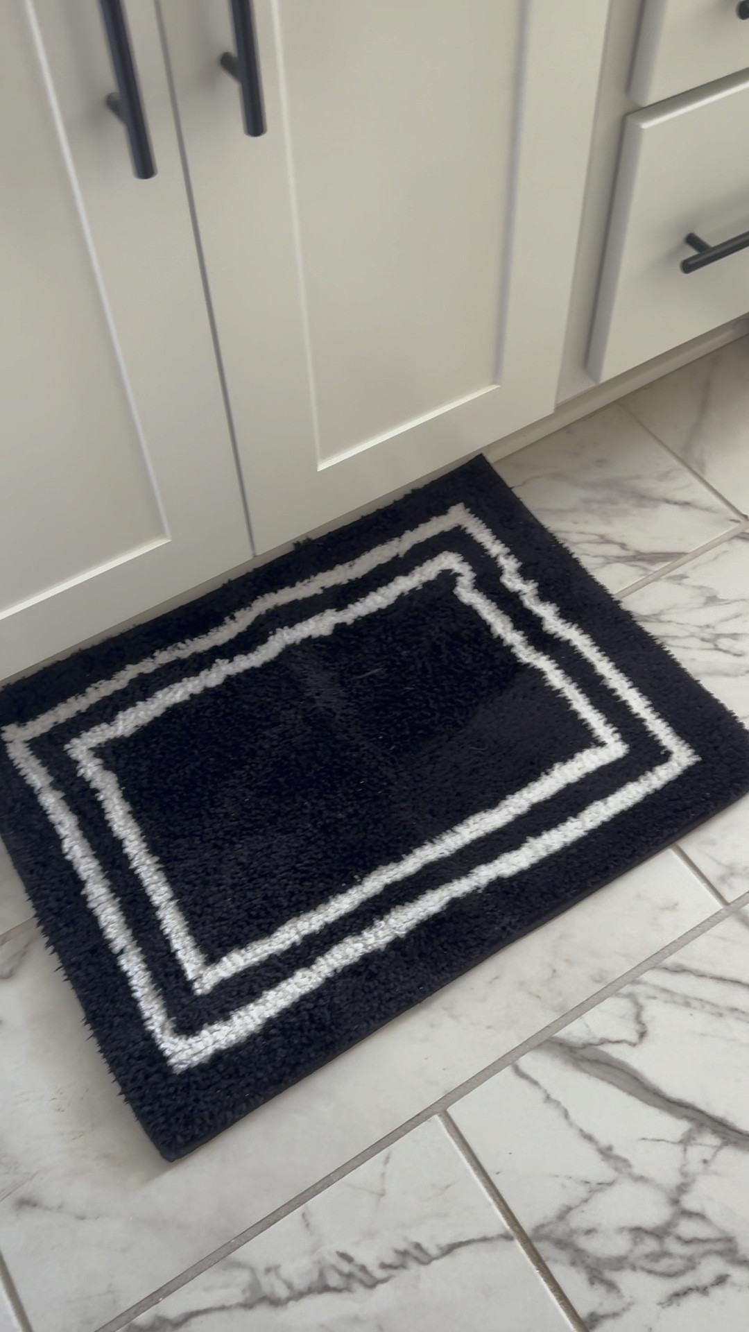 Cozy modern bath rugs 🛁🖤🛁

#LTKxPrimeDay #LTKHome #LTKVideo