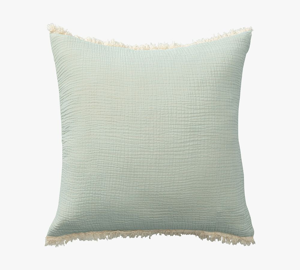 Turkish Cotton Fringe Throw Pillow | Pottery Barn (US)