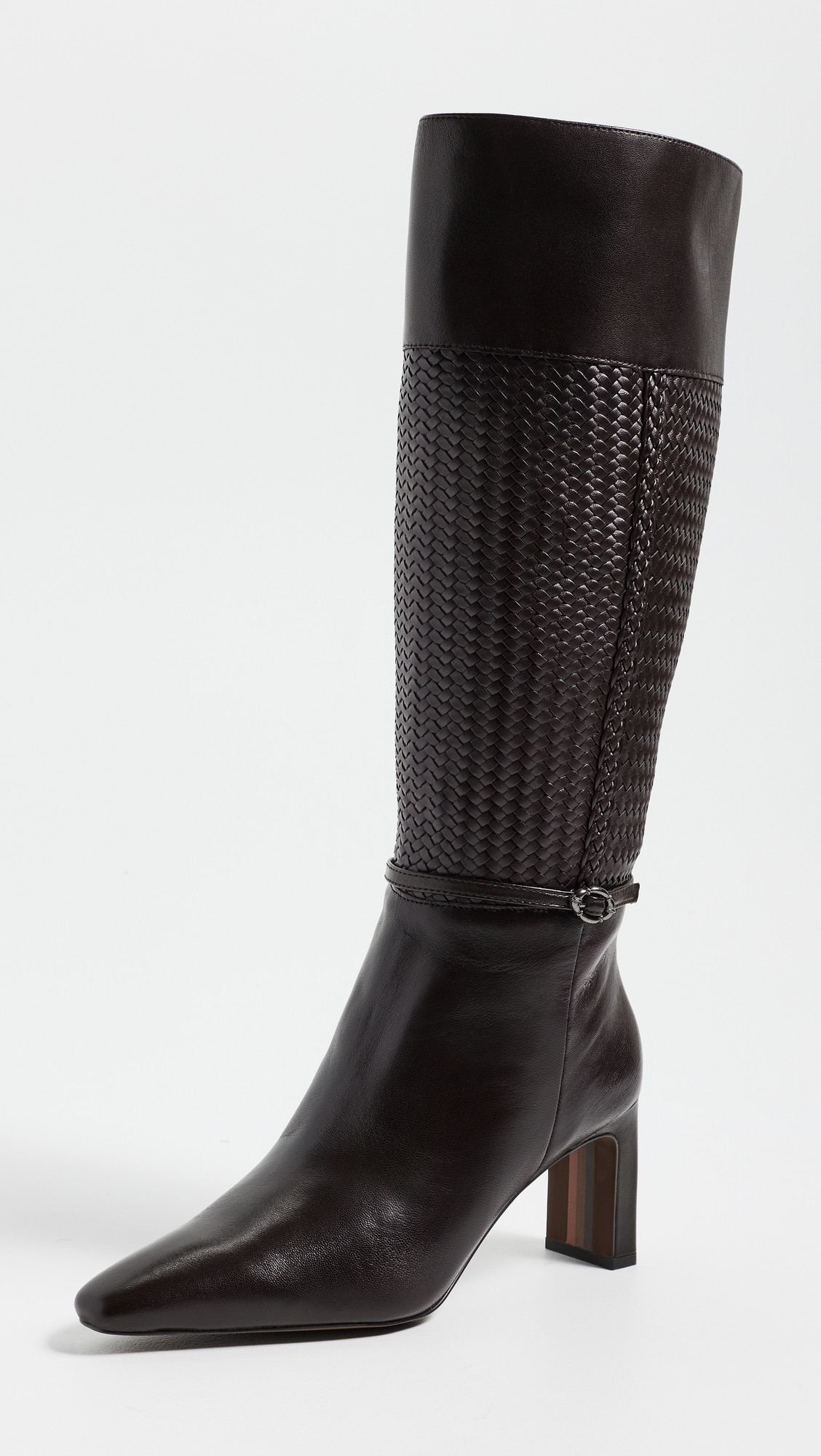 Sam Edelman Sylvia Weave Boots Cafe Noir 9 | Shopbop