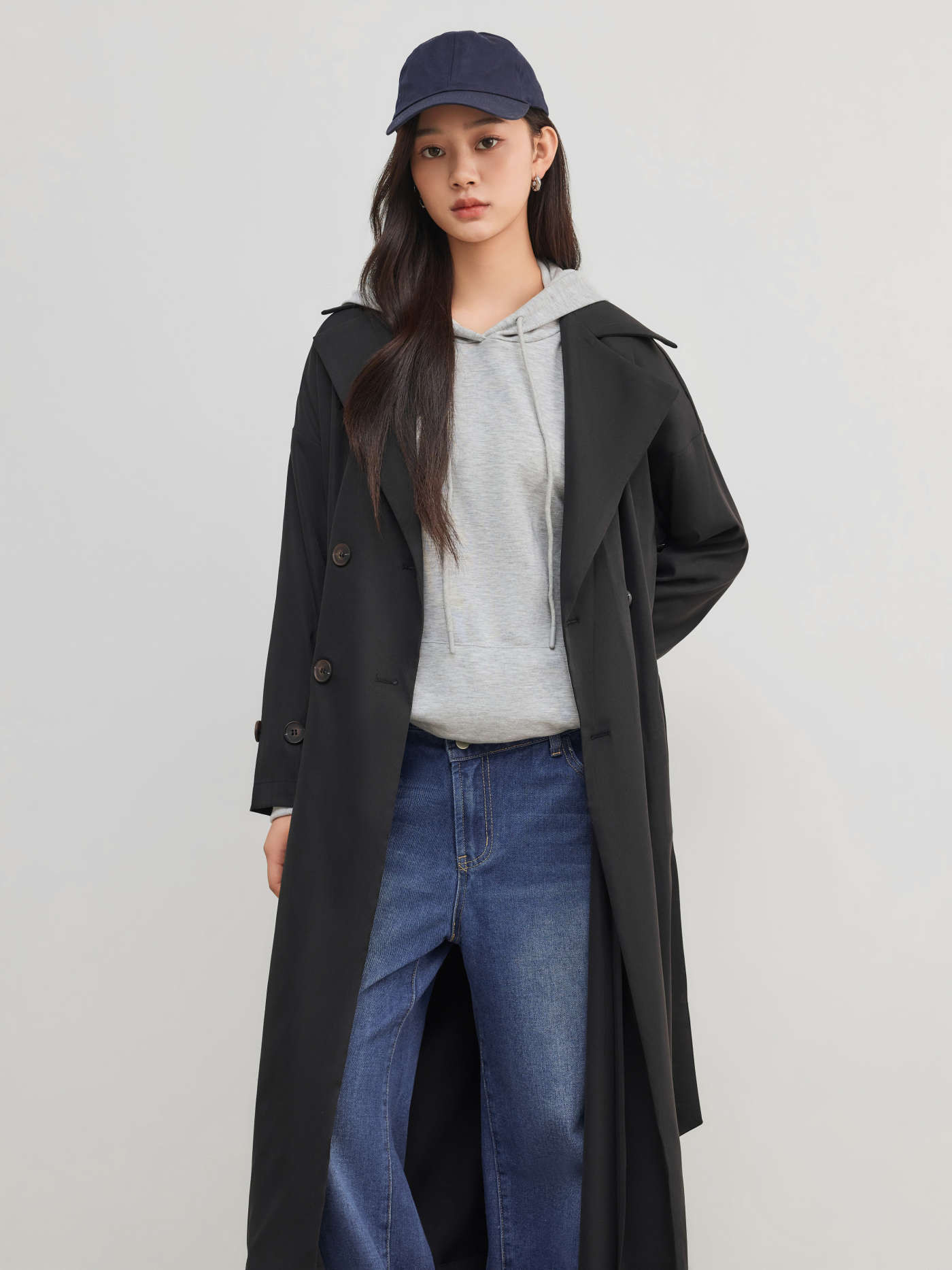 Oversized Trench Coat With Belt | Cider