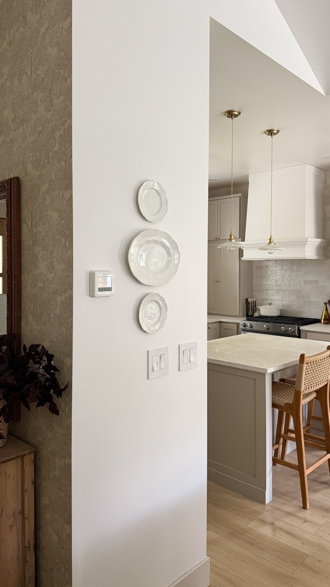 Did you know you can find vintage plates on @Etsy?! I found these for a little wall in our kitchen and love the simple character they add 🤍 Linking the ones that are still available + a similar option for the platter! #ad

#LTKHome