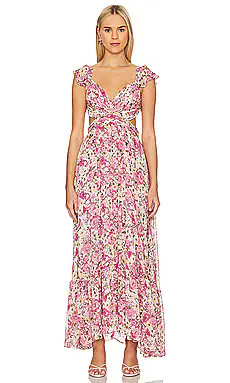 ASTR the Label Primrose Dress in Pink Multi from Revolve.com | Revolve Clothing (Global)