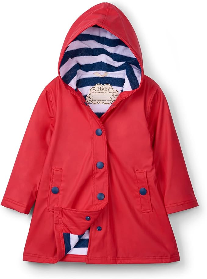 Hatley Kids Button-up Rain Jacket | Amazon (US)