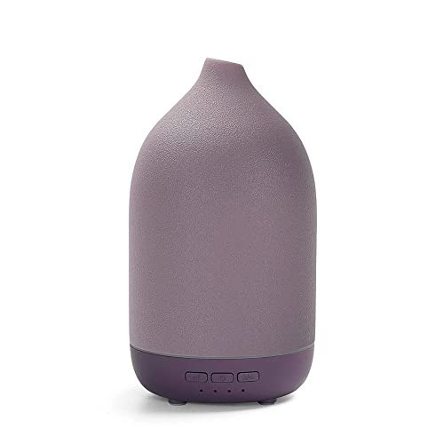 ZEIGGA LAB Essential Oil Diffusers, Aromatherapy Diffuser for Essential Oils, 100ml Ceramic Oil Diffusers for Large Room - 5 Timers, Warm Ambient Light, Auto-Off | Amazon (US)