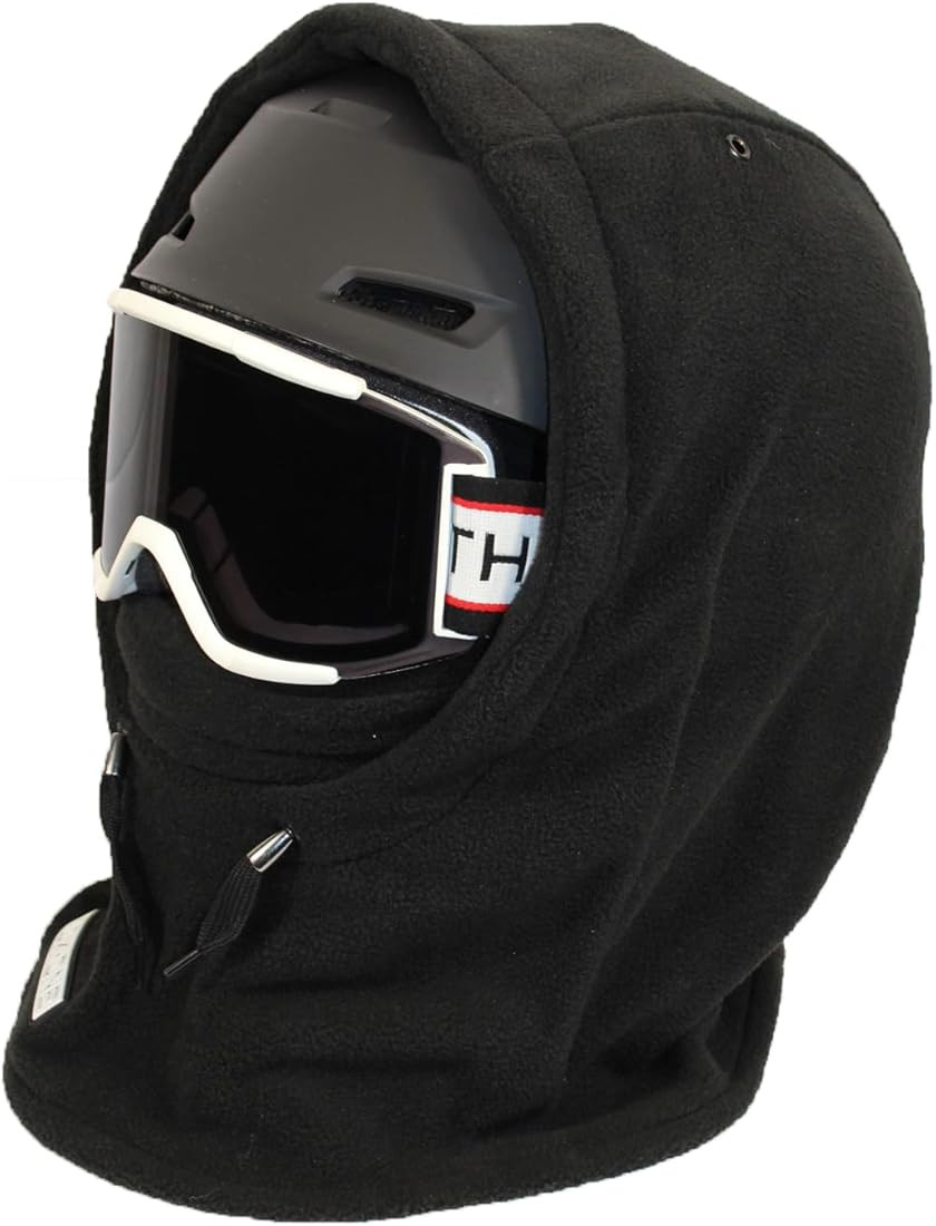 MDXONE Kids Over The Helmet Balaclava Children face mask with Buttons for Pompoms with Elastics (... | Amazon (US)