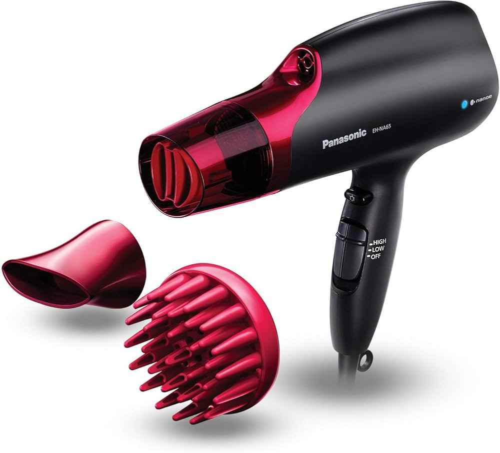 Panasonic Ehna65k Moisture Infusion Nanoe Hair Dryer With 3 Attachments, Pink, Matte Black & Pink... | Amazon (CA)