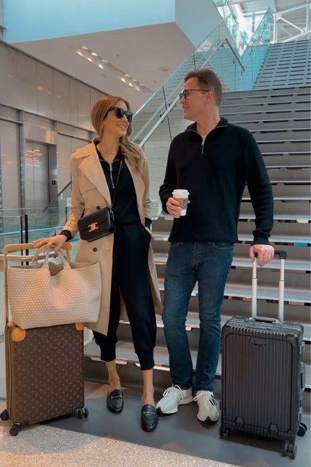 Comfortable and stylish Airport style 
Love love how stretchy and comfortable my outfit is ! I am wearing a size small on all pieces 


#LTKmens #LTKover40 #LTKtravel