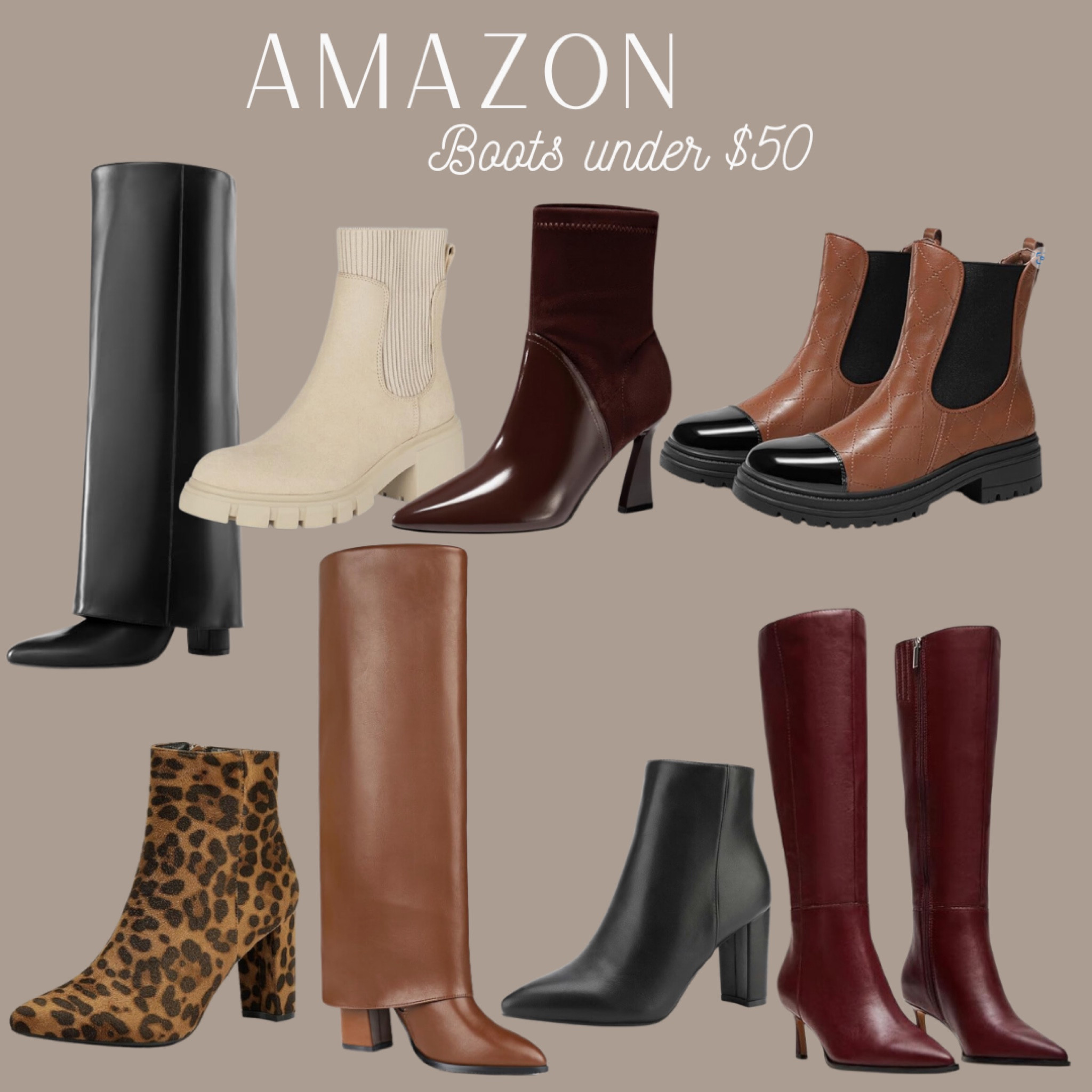 Amazon boots under $50 🍁🖤

#LTKStyleTip #LTKGiftGuide #LTKFindsUnder50