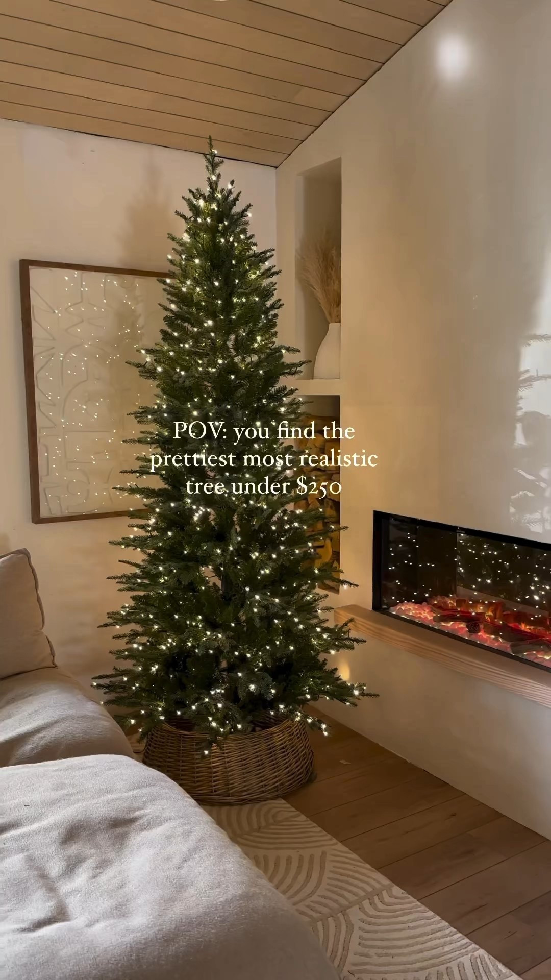 The viral Christmas tree is finally back in stock! Snag one before they run out! #christmastree #christmasdecor 

#LTKHoliday