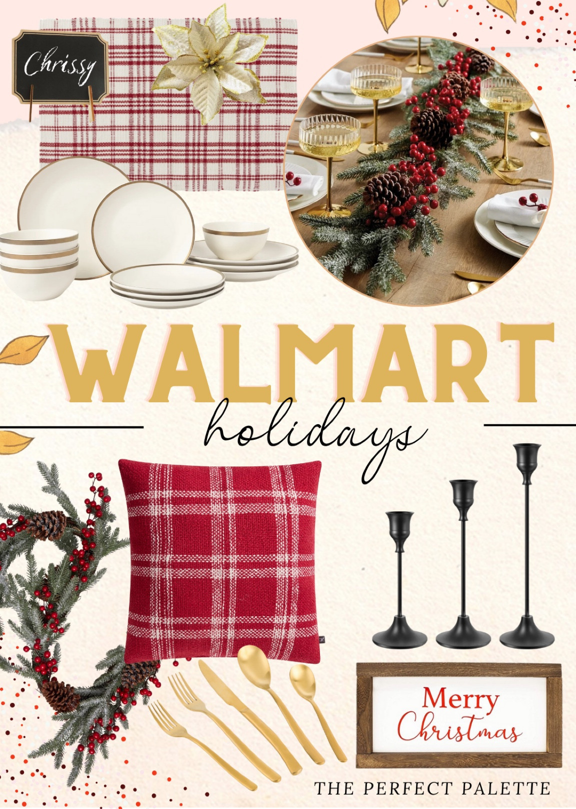 Walmart Christmas. Christmas decor at Walmart ❤️🎄 Christmas entertaining. 

My Texas House 
Holiday Time
Walmart Holiday
Holiday garland  

Christmas centerpiece. flatware. dining table. dinnerware. Christmas tree. candle holder. tablescape. holiday centerpiece. holiday party. holiday table. 

#LTKFamily #LTKHome #LTKHoliday