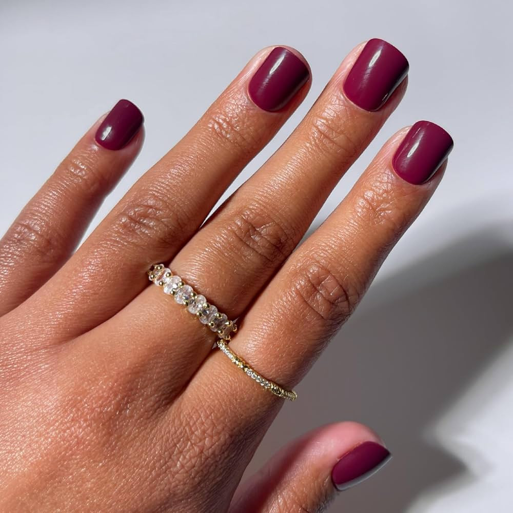 Glamnetic Press On Nails - Extra Short, Glossy Fake Nails 30 Pc Full Kit | Amazon (US)