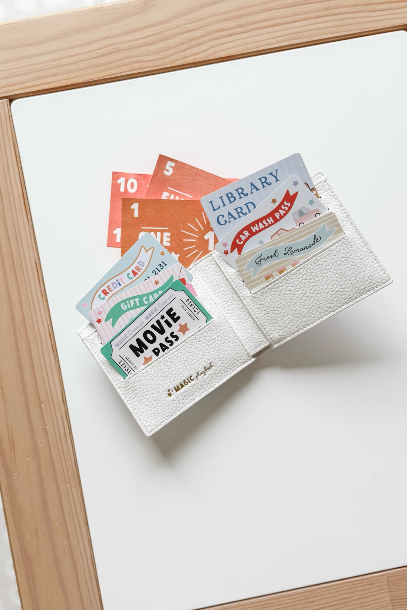 Our #LTKPreschooler has been collecting gift cards for pretending to make purchases during playtime, so I felt it was time to get her a wallet and her own “real” cards to play with! She’s been absolutely loving it as well as the “dollar bucks” (IYKYK) that were included in this exclusive set! 

#LTKKids #LTKGiftGuide