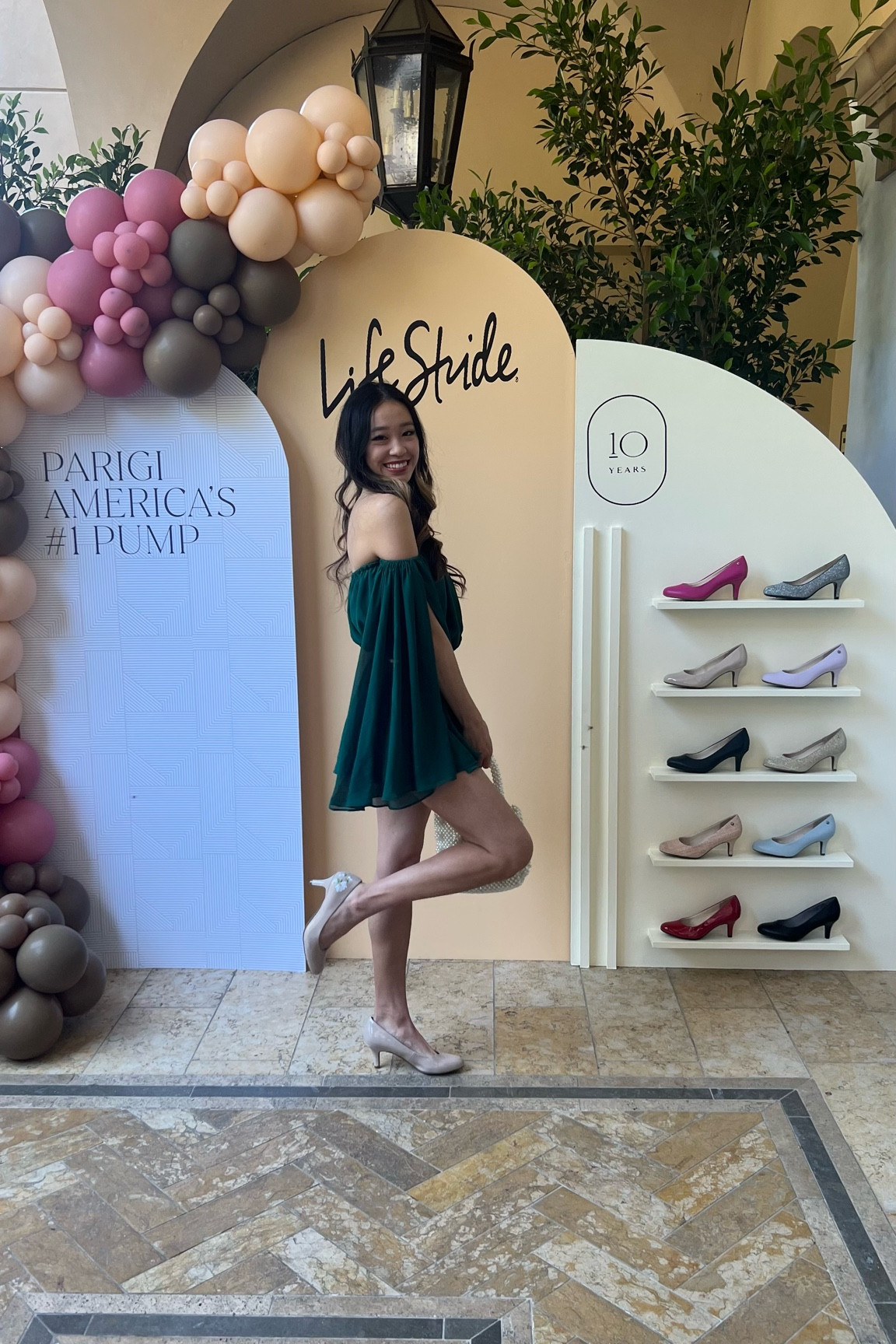 Jessica Carrie Lee at a LifeStride brunch rocking the parigi pumps in size 8 / size 8.5. 

She’s wearing the tender patent leather in nude. 

She’s wearing a romper from Revolve Michael Costello in size XS  

#LTKstyletip #LTKunder100 #LTKFind