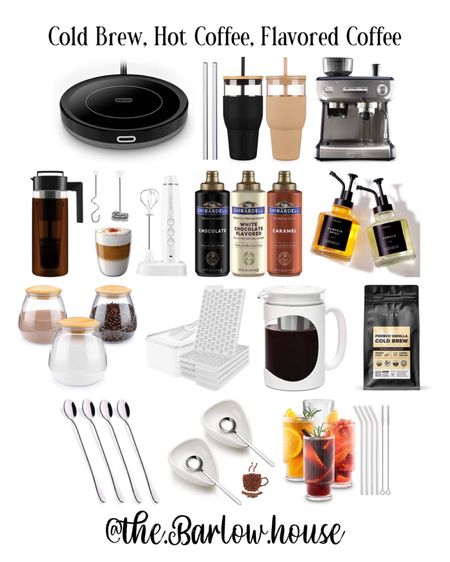 Coffee Station Essentials 

Espresso machine 
Coffee syrup 
Syrup dispensers 
Stir spoon 
Iced coffee cups 
Ribbed cups 
Travel mug 
Coffee beans 
Ice cube trays 
Cold brew maker 
Cold brew coffee 
mug warmer 
Frother 
Kitchen essentials 
Kitchen Organizing 
Amazon finds 
Amazon home 
Ltk Home 
Coffee on the go 
Coffee lover 
Party 
Afternoon pick me up
Coffee time 

#LTKunder50 #LTKhome #LTKtravel