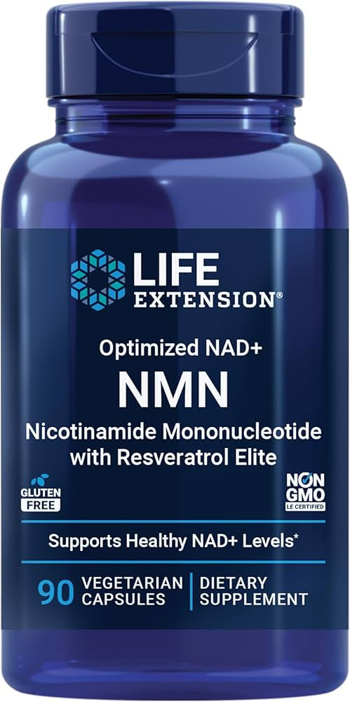 Life Extension NMN with Resveratrol Elite. Nicotinamide Mononucleotide, Trans-Resveratrol, Querce... | Amazon (US)