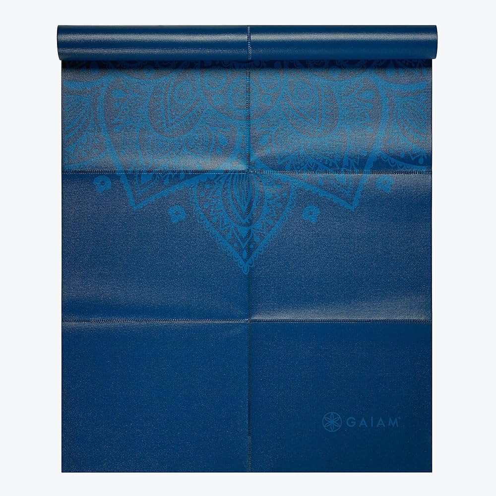 Gaiam Yoga Mat - Folding Travel Fitness & Exercise Mat - Foldable Yoga Mat for All Types of Yoga,... | Amazon (US)