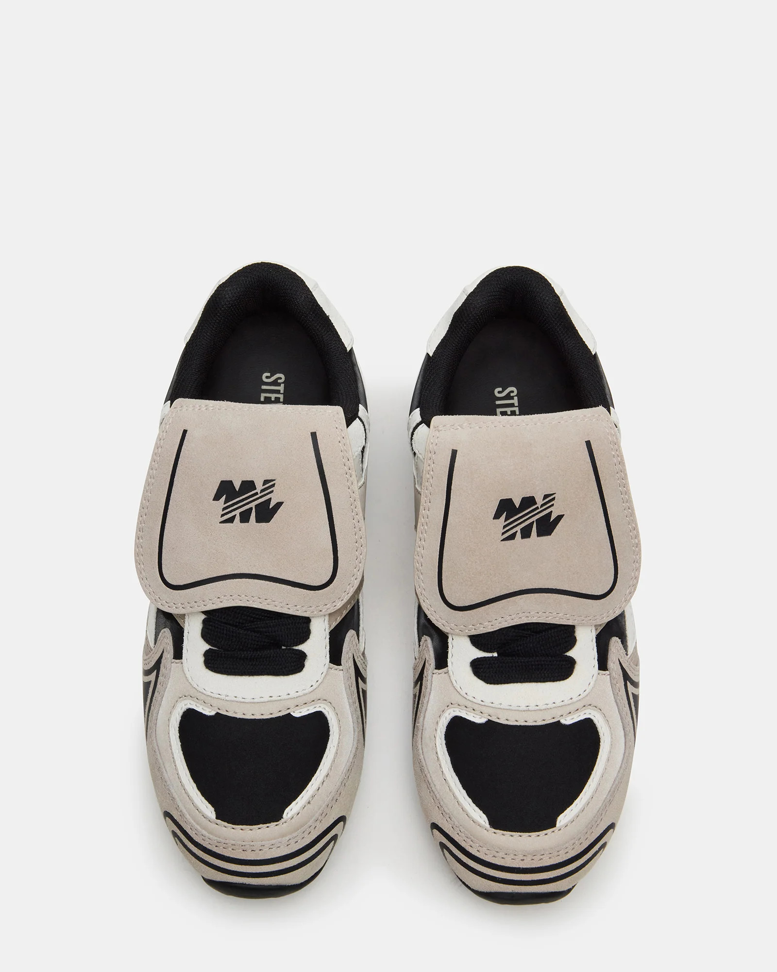 OPTIMUS Black Multi Women's Low-Top Sneaker | Steve Madden (US)